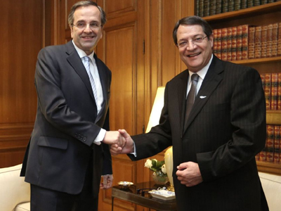 Συνάντηση Σαμαρά-Aναστασιάδη τη Δευτέρα